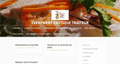 Desktop Screenshot of evenement-exotique.com